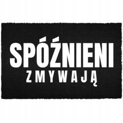 TabPrint Lábtörlő Bemeneti Padló Fekete Kókusz Humorral Későn Mosogatható (WYCIERACZKA CZARNA KOKOSOWA SPÓŹNIENI ZMYWAJĄ)