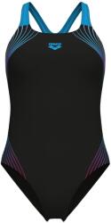 arena Дамски бански костюм Arena Women's Nuance Swimsuit Swim Pro Back L Swimsuit - Black / Turquoise - размер 44 (EU) (150-6708-0116)