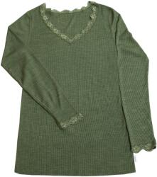 Joha Дамско мериносово термобельо Joha Women's Blouse I L/S 70/30 Merino base layer - Olive Green (115-1438-0212)