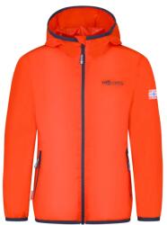 TROLLKIDS Детско водоустойчиво яке Trollkids Kid's Trolltunga Jacket Waterproof jacket - Flame Orange / Mystic Blue - размер 128 (EU) (703-4383-0716)