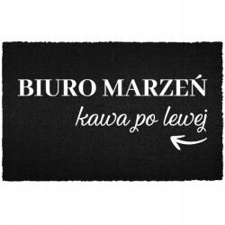 TabPrint Lábtörlő Bejárati Ajtó Alá 60X40CM Kókusz Fekete Álom Iroda (WYCIERACZKA BIURO MARZEŃ Czarna kokosowa)