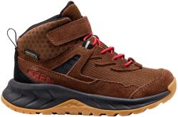 KEEN Детски туристически обувки Keen Kid's Hightrail Mid WP Walking boots - Dark Earth / Garnet - размер 31 (EU) (702-5834-0216)