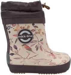 Mikk-Line Детски гумени ботуши Mikk-Line Kid's Wellies Winter Aop Barefoot Wellington boots - Berries & Birds - размер 24 (EU) (731-0322-0116)