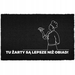 TabPrint Lábtörlő Bejárati Kókusz Házi 40X60 Humorral VICC Felirat > Ebéd (WYCIERACZKA SIERŚĆ = DEKORACJA)