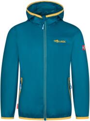 TROLLKIDS Детско водоустойчиво яке Trollkids Kid's Trolltunga Jacket Waterproof jacket - Atlantic Blue / Ginger - размер 104 (EU) (703-4383-0113)