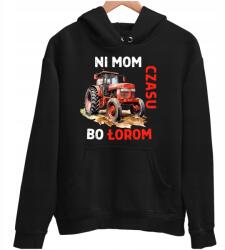 JHK Pulóver unisex Ajándék Gazdáknak Traktor Ni mom idő mert Lorom Születésnap XL