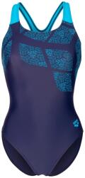 arena Дамски бански костюм Arena Women's Kikko Swimsuit Swim Pro Back Swimsuit - Navy / Turquoise - размер 42 (EU) (150-5857-0515)