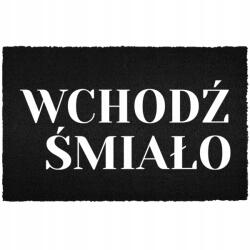 TabPrint Lábtörlő Bemeneti Padló Fekete Kókusz Humorral Lépj Be Bátran (WYCIERACZKA CZARNA KOKOSOWA WCHODŹ ŚMIAŁO)