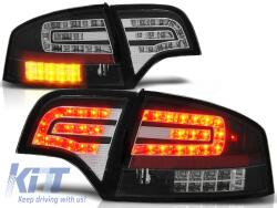  Fényszórók TRUE DRL fekete AUDI A4 B8 04.08- 11 (TTHA6028637)
