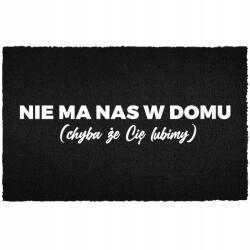 TabPrint Lábtörlő 40X60 Felirat Nincs Ránk (kivéve, ha szeretünk) (WYCIERACZKA WEJŚCIOWA MASZ PIZZĘ? WCHODŹ!)