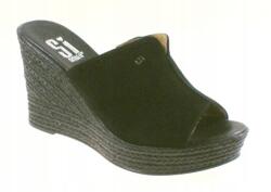Simen 8902A Flip-flop Papucs Fekete Velúr 38-AS Méret (8902A)