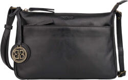 Bellicci Női bőr crossbody táska Bellicci Cecilla - fekete