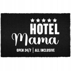 TabPrint Lábtörlő Belépő Ajándék Anyák napja Kókusz Fekete 60x40cm Mama Hotel (Wycieraczka Kokosowa Czarna Mama Hotel)