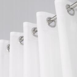 Markizeta Basic Függöny karikákkal (króm ezüst) 145x300cm, fehér színű (TD0005/ZGP/010/145301/1)