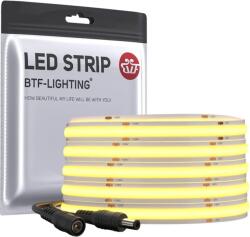 BTF-Lighting FCOB LED szalag, természetes fehér, 8W/m, 24V, dimmelhető - 5 m, 336 LED