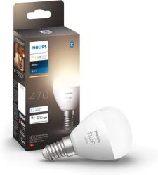 Philips White E14 LED izzó csepp forma, dimmelhető, meleg fehér