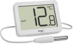 TFA 30.1066. 02 digitális beltéri/kültéri hőmérő vízálló szenzorral - fehér (30.1066.02)