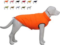 Lovelonglong vízálló fleece bélésű téli kutyamellény - narancssárga - 2XL-es méret