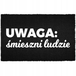 TabPrint Lábtörlő Bemeneti Padló Fekete Kókusz Humorral Vicces Emberek (WYCIERACZKA CZARNA KOKOSOWA ŚMIESZNI LUDZIE)