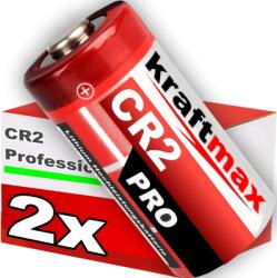 Kraftmax CR2 lítium elem, 3V, 850 mAh - 2 db (CR2)