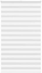 VidaXL Zebra roló függöny fehér - 130x230 cm