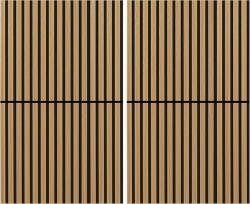 Art3d 3D hajtogatható akusztikus falpanel Boxwood filc, 120x60 cm - 2 db (1, 44 m2)