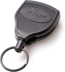 KEY-BAK kulcskarika Kevlar kötéllel 15 kulcshoz, fekete, KB Super 48 - 3.2x12.1x18, Black
