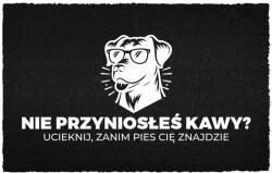 TabPrint Lábtörlő Kókusz Bemeneti 40X60 Humor Felirat Kávé Nélkül? A Kutya Elkap (WYCIERACZKA WITAJ W NASZYM BAŁAGANIE)
