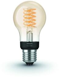 Philips White Filament E27 LED izzó, dimmelhető, meleg fehér, 550 lm