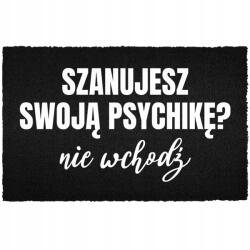 TabPrint Lábtörlő Bejárati Ajtó Alá 60X40 Kókusz Padló Fekete (WYCIERACZKA NIE WCHODŹ Czarna kokosowa)