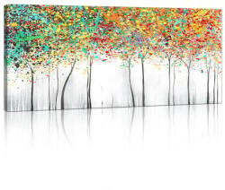FajerminArt absztrakt virágzó fa vászonkép, kerettel - 120x50 cm