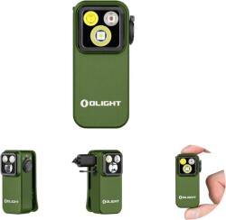 Olight Oclip Pro Mini LED zseblámpa 500 lm, USB-C, IPX6 - zöld