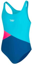 Aqua Speed Pola lány egyrészes úszódressz 146-os méret UV védelemmel, klórálló, anti-pilling anyagból - világoskék
