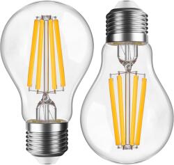 Genixgreen E27 Dimmelhető LED Izzó, 9W 1200 Lumen, 2700K Meleg Fehér, 100W Egyenértékű, Filament Technológia, Csillárba, Fali és Mennyezeti