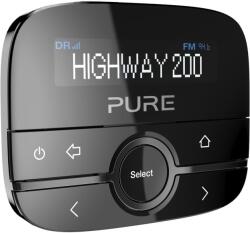 Pure Highway 200 Autós FM Transzmitter Bluetooth Kihangosító DAB+ Rádió Adapter Mobiltelefon Zenelejátszás