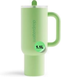 Waterdrop termikus ivópalack szívószállal, 1, 1 L - zöld