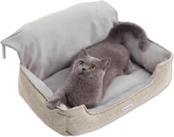 Happi N Pets nagy macska radiátor ágy állítható akasztóval, mosható huzattal - szürke