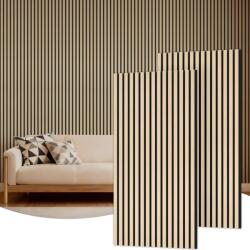 TONOR fa akusztikus falpanel, 2 db, 120x60 cm (1, 44 m2) - világos tölgy