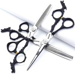 SHARONDS 440C rozsdamentes acél fodrászolló szett - 6 inch - 3 részes