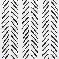 Arthome öntapadós tapéta, geometrikus halszálkaminta - fekete-fehér - 44 cm x 3 m