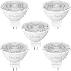 Linkind GU5.3 LED izzó 3.4W 2700K meleg fehér MR16 12V 5db