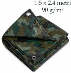  Prelata Army pentru exterior 1.5x2.4 m, 90 g/mp, protectie impotriva conditiilor meteo (WM100.1.5x2.4.ARMY)