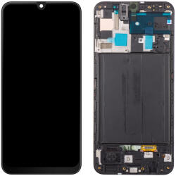 Samsung Display cu Touchscreen Samsung Galaxy A50 A505, cu Rama, Negru, Service Pack GH82-19204A (GH82-19289A)