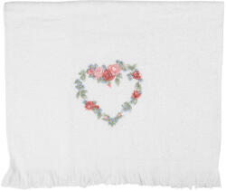 Clayre & Eef Prosop maini si fata bumbac multicolor Inimioara 40x66 cm (CTSLFdeco) Prosop