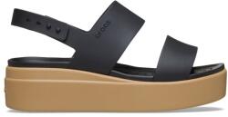 Crocs Sandale Crocs Brooklyn Low Wedge Negru - Black/Cashew 38-39 EU - W8 US