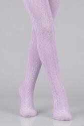 Knittex Ciorapi din microfibra cu model pentru fetite, 40den - Knittex Lidka (Marime: 104-110, Culoare: Zmeura) (15083)