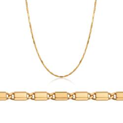 SAVICKI Lanț Savicki 1, 2 mm: aur 585, plăci