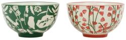  Set 2 boluri Foret Enchante roz/verde 11, 5/6, 5 cm (467086) Castron