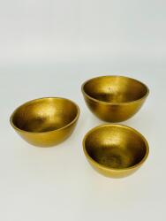  Set 3 boluri aurii Antique (90233ABC/GB) Castron