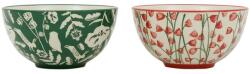  Set 2 boluri Foret Enchante roz/verde 14/7 cm (467084) Castron